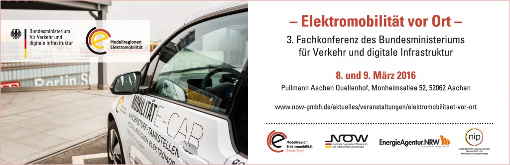 NOW-Konferenz: Elektromobilität vor Ort