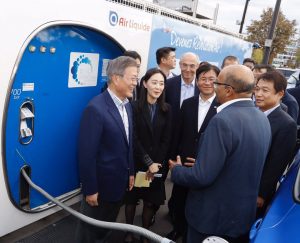 Air Liquide verstärkt derzeit seine H2-Aktivitäten, u.a. mit vier neuen H2-Stationen in Korea und zwei in Paris