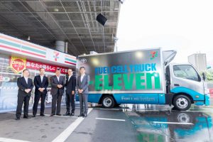 Seven-Eleven-Truck mit BZ-System von Toyota