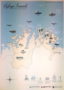 Hydrogen Finnmark, Topografische Darstellung H2-Ziele